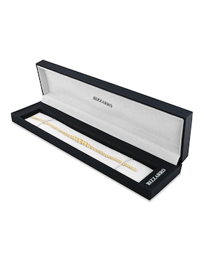 Pulsera Joyerias Bizzarro de oro amarillo 14 k acabado brillante