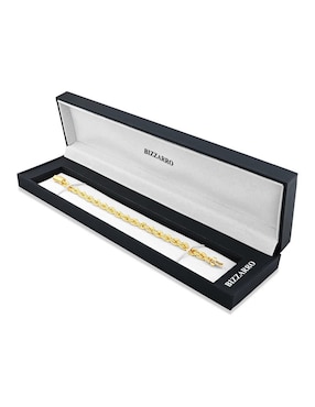 Pulsera Joyerias Bizzarro de oro amarillo 14 k acabado brillante