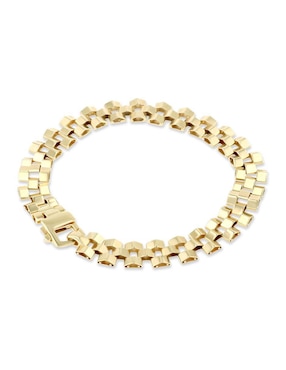 Pulsera Joyerias Bizzarro de oro amarillo 14 k acabado brillante