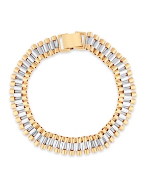 Pulsera Joyerias Bizzarro de oro amarillo 14 k acabado brillante