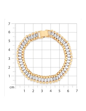 Pulsera Joyerias Bizzarro de oro amarillo 14 k acabado brillante