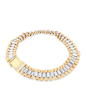 Pulsera Joyerias Bizzarro de oro amarillo 14 k acabado brillante