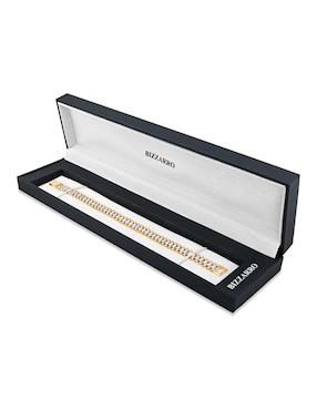 Pulsera Joyerias Bizzarro de oro amarillo 14 k acabado brillante