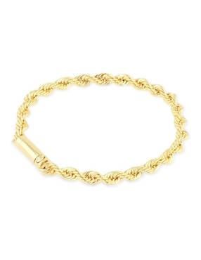 Pulsera Joyerias Bizzarro de oro amarillo 14 k acabado brillante