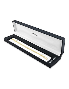 Pulsera Joyerias Bizzarro de oro amarillo 14 k acabado brillante
