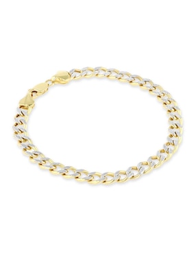 Pulsera Joyerias Bizzarro de oro amarillo 14 k acabado brillante