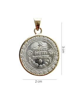 Dije Mancini Virgen de Guadalupe de plata p 925