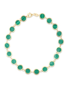 Pulsera Joyerias Bizzarro de oro amarillo 14 k acabado brillante