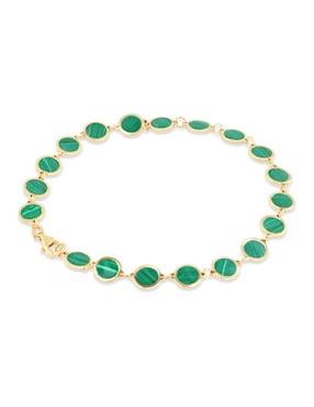 Pulsera Joyerias Bizzarro de oro amarillo 14 k acabado brillante