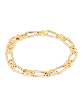 Pulsera Joyerias Bizzarro de oro amarillo 14 k acabado brillante