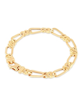 Pulsera Joyerias Bizzarro de oro amarillo 14 k acabado brillante