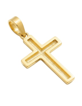 Dije de cruz Crixus Joyeria de oro amarillo 10 K