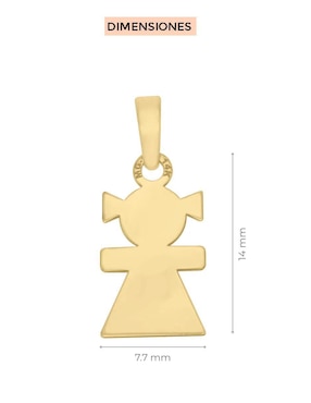 Dije de niña Fianelli enfant de oro 14 K