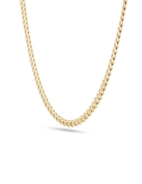 Cadena de eslabones Joyerias Bizzarro de oro amarillo 14 K