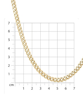 Cadena de eslabones Joyerias Bizzarro de oro amarillo 14 K