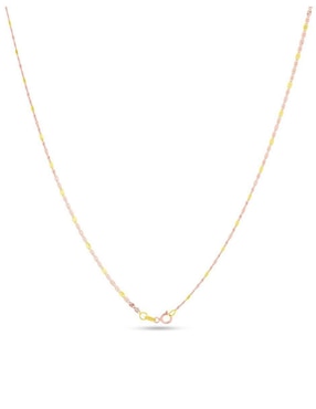 Cadena Joyerias Bizzarro de oro florentino 14 K