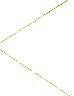 Collar con dije de corazón Joyerias Bizzarro de oro amarillo 14 K