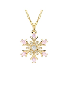 Collar con dije Abba Joyas de oro 10 K