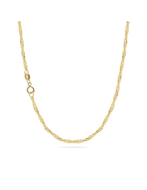 Collar con dije de luna Abba Joyas de oro 10 K
