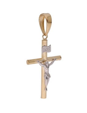 Dije de cruz Fonelli de oro 14 k