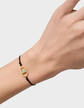 Pulsera Tous de plata con amazonita P 925 Camille acabado brillante