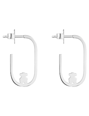 Aretes de oso Tous Camille de plata p 925 con acabado brillante