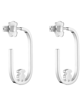 Aretes de oso Tous Camille de plata p 925 con acabado brillante