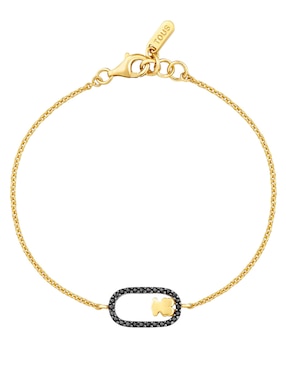 Pulsera Tous de plata con espinela P 925 Camille acabado baño de oro