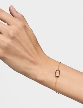 Pulsera Tous de plata con espinela P 925 Camille acabado baño de oro