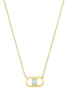 Collar de oso Tous Camille de plata P 925 con acabado baño de oro