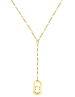 Collar de oso Tous Camille de plata P 925 con acabado baño de oro