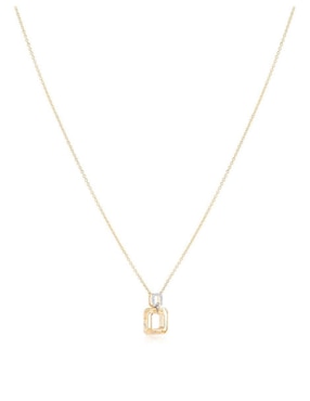 Gargantilla cuadrada Joyerias Bizzarro de oro amarillo 14 k