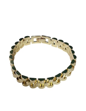 Pulsera Limerence by Claudia Herrera de oro laminado 14 k acabado brillante