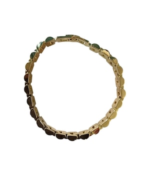 Pulsera Limerence by Claudia Herrera de oro laminado 14 k acabado brillante
