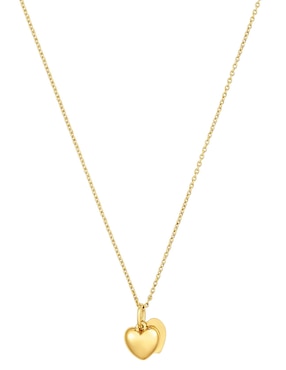 Collar de corazón Tous flechazo de oro amarillo 14 k
