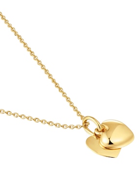 Collar de corazón Tous flechazo de oro amarillo 14 k