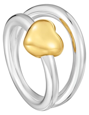 Anillo de corazón Tous Flechazo P 925 de plata brillante
