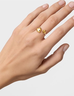 Anillo de corazón Tous Flechazo P 925 de plata brillante