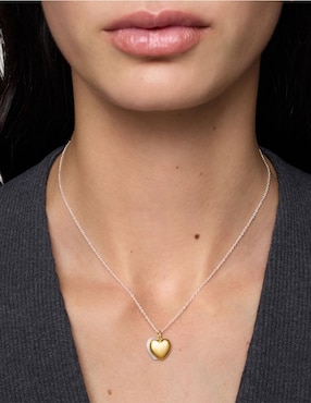 Collar de corazón Tous Flechazo de plata P 925