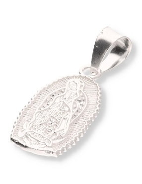 Dije ovalado Enjoya Virgen de Guadalupe de plata P 925