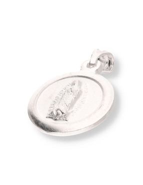 Dije redondo Enjoya Virgen de Guadalupe de plata P 925