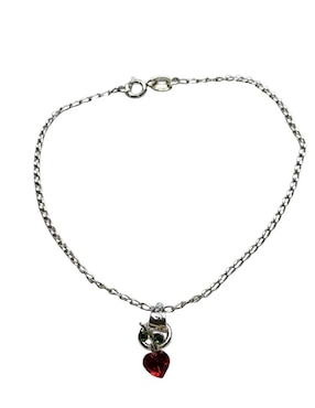 Pulsera Limerence by Claudia Herrera de plata con zirconia P 925 cerezas