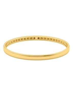 Anillo circular Joyería M De Leon 10 k de oro amarillo brillante