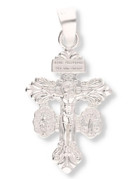 Dije de cruz Enjoya Cristo de plata P 925
