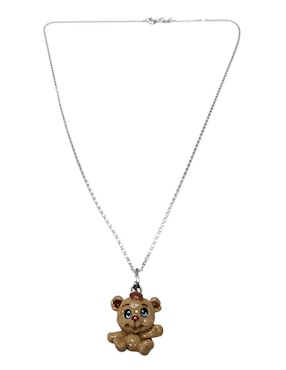 Collar con dije de oso Limerence By Claudia Herrera Ternura de plata P 925