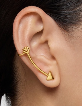 Arete de flecha Tous Flechazo de plata P 925 con acabado baño de oro