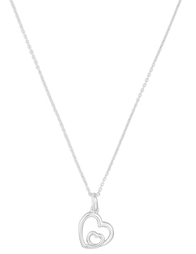 Collar con dije de corazón Tous Flechazo de plata P 925