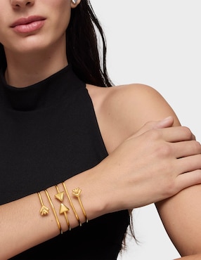 Pulsera Tous de plata P 925 Flechazo acabado baño de oro