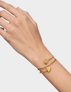 Pulsera Tous de plata P 925 Flechazo acabado baño de oro