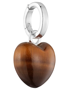 Dije de corazón Tous Flechazo de plata P 925 ojo de tigre